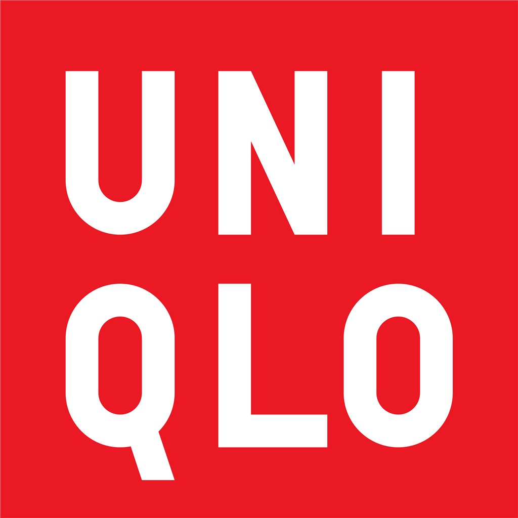 Uniqlo logotype, transparent .png, medium, large