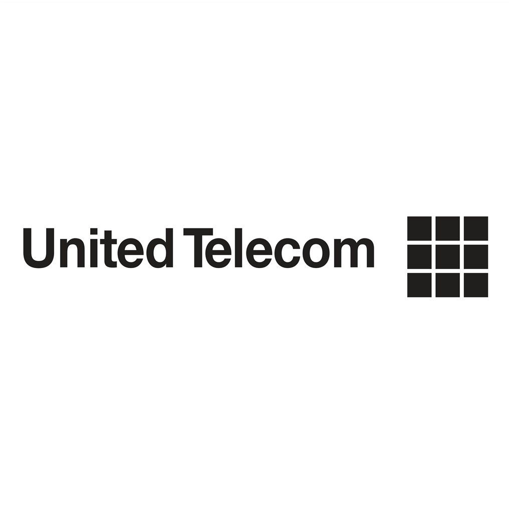 United Telecom logotype, transparent .png, medium, large