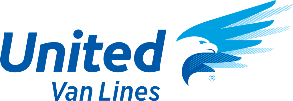 United Van Lines logotype, transparent .png, medium, large