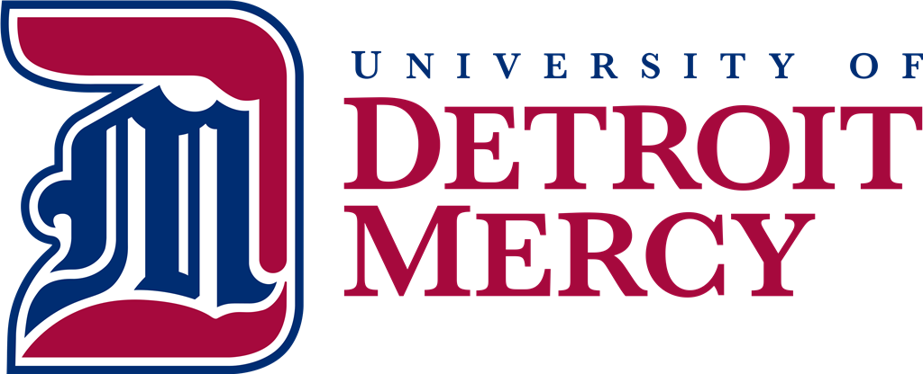 University of Detroit Mercy logotype, transparent .png, medium, large