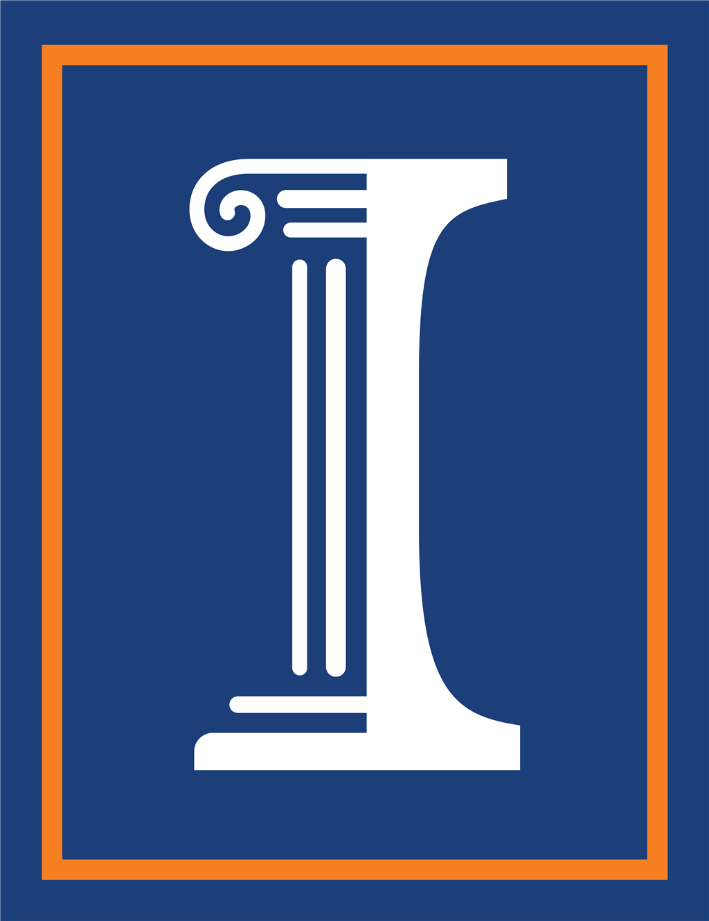 University of Illinois logotype, transparent .png, medium, large