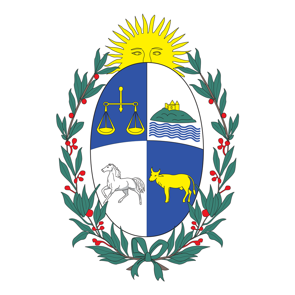Uruguay logotype, transparent .png, medium, large