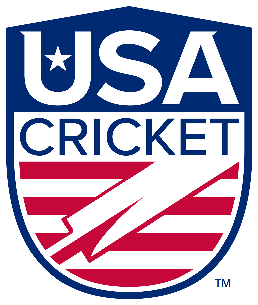 USA Cricket logotype, transparent .png, medium, large