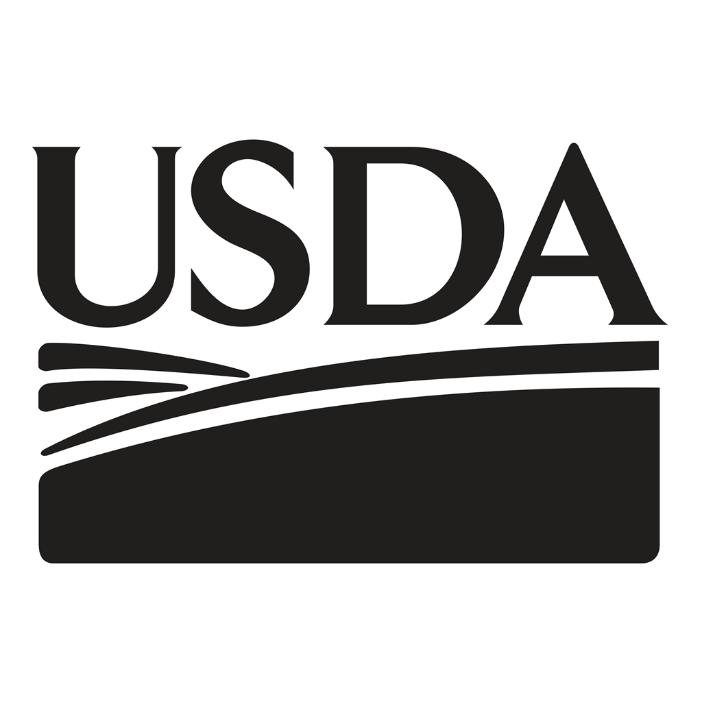 USDA logotype, transparent .png, medium, large