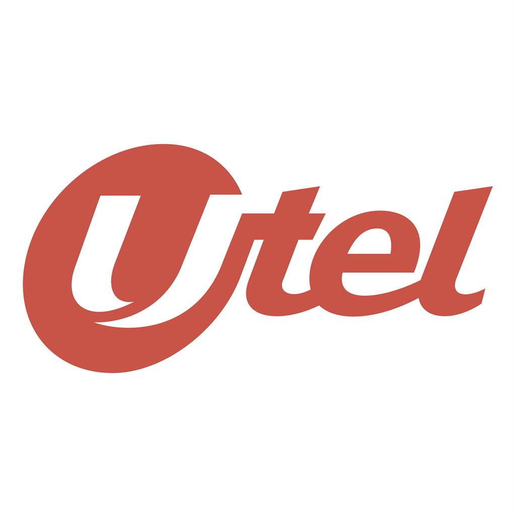 Utel logotype, transparent .png, medium, large