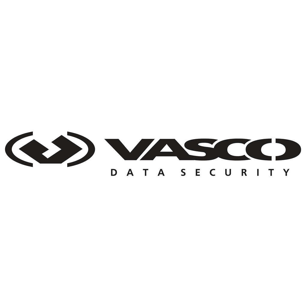 Vasco Data Security logotype, transparent .png, medium, large