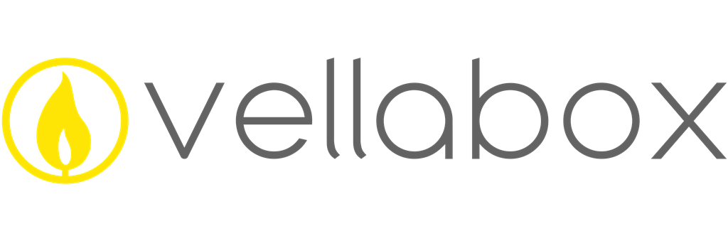 Vellabox logotype, transparent .png, medium, large