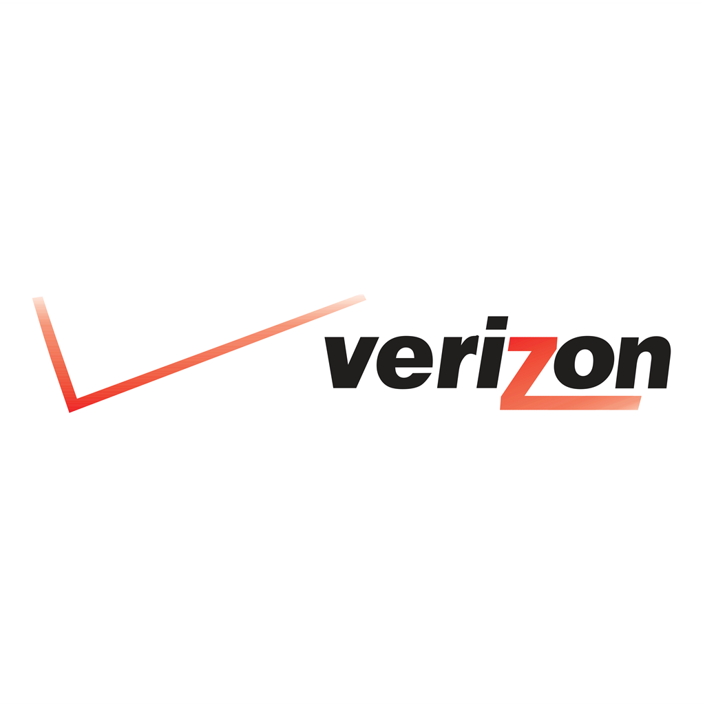 Verizon logotype, transparent .png, medium, large