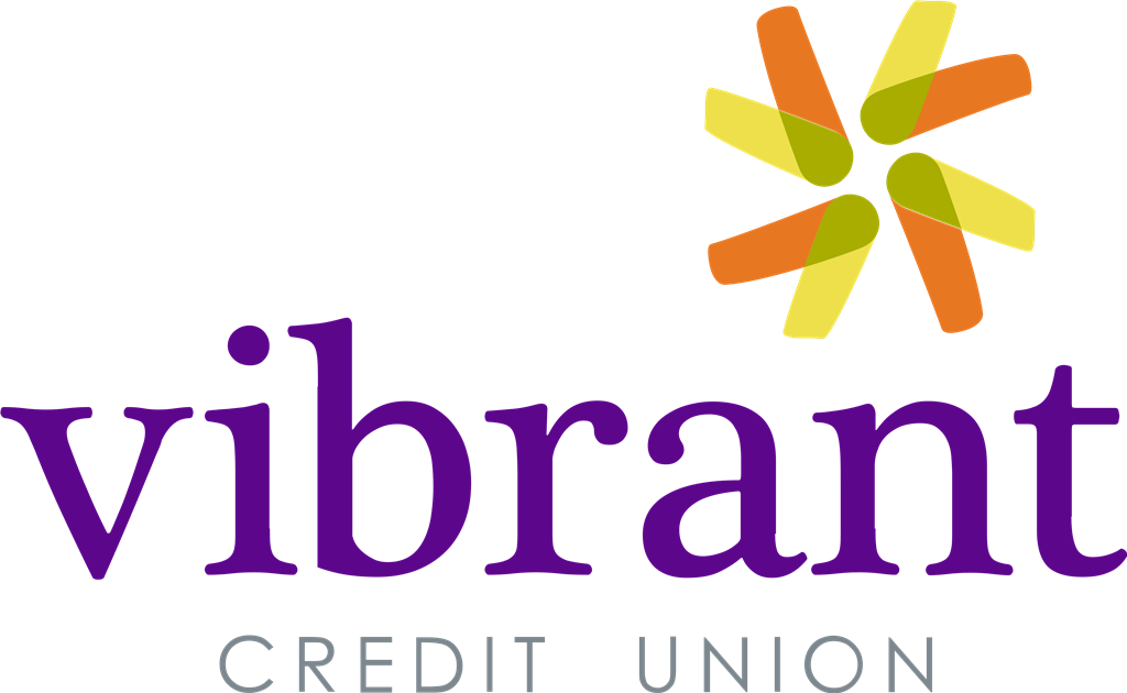 Vibrant Credit Union logotype, transparent .png, medium, large