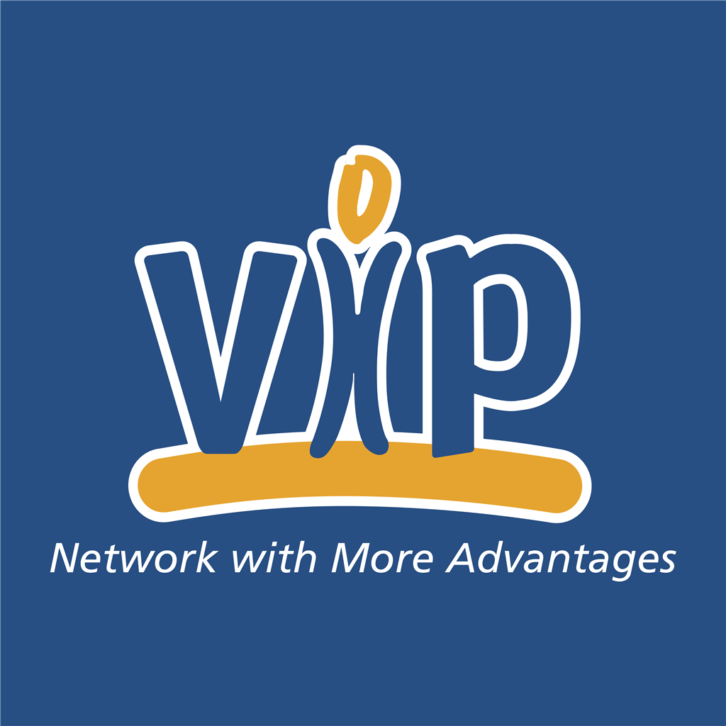 VIP network logotype, transparent .png, medium, large
