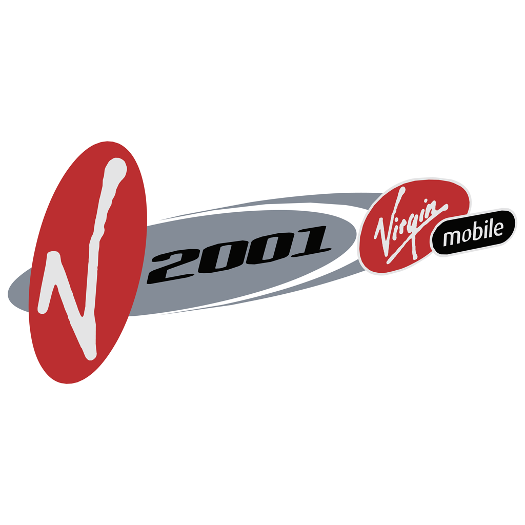 Virgin Mobile logotype, transparent .png, medium, large