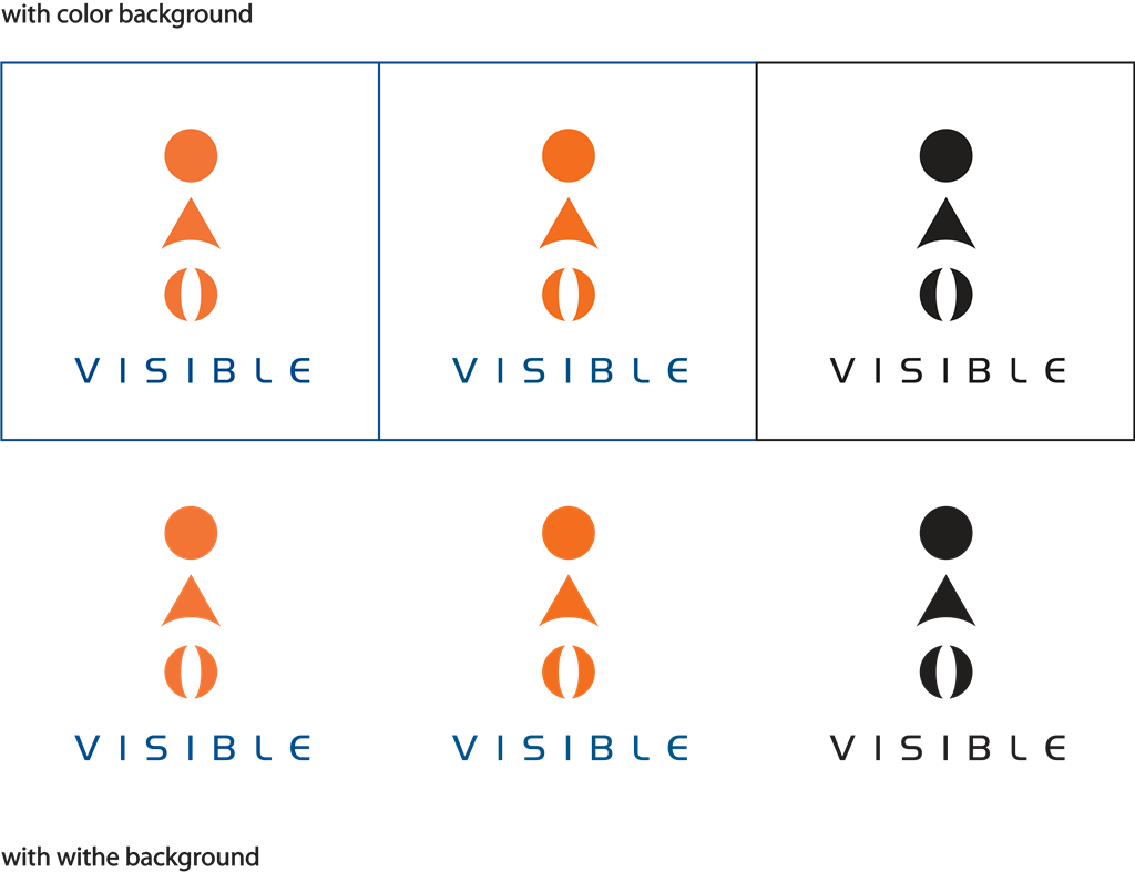 Visible (Social Media Management) logotype, transparent .png, medium, large