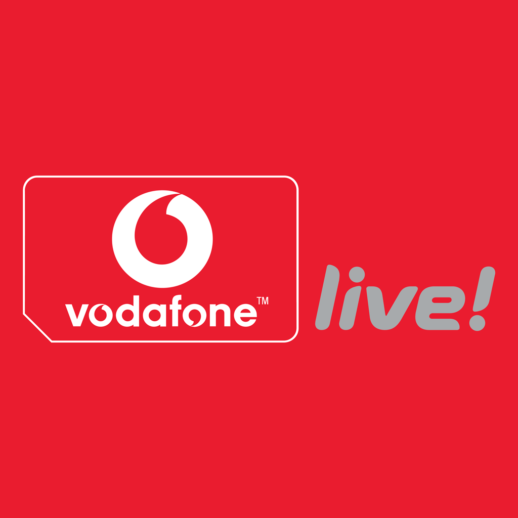 Vodafone Live logotype, transparent .png, medium, large