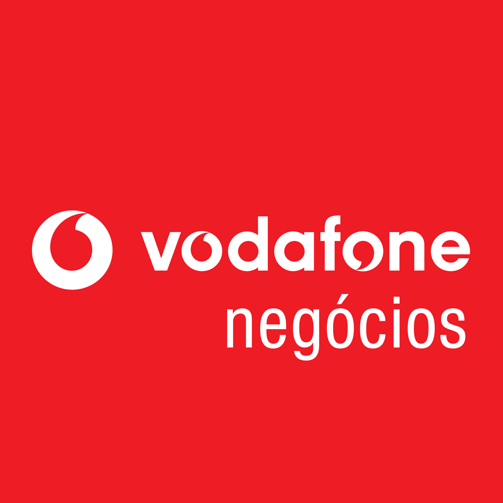 Vodafone negocios logotype, transparent .png, medium, large