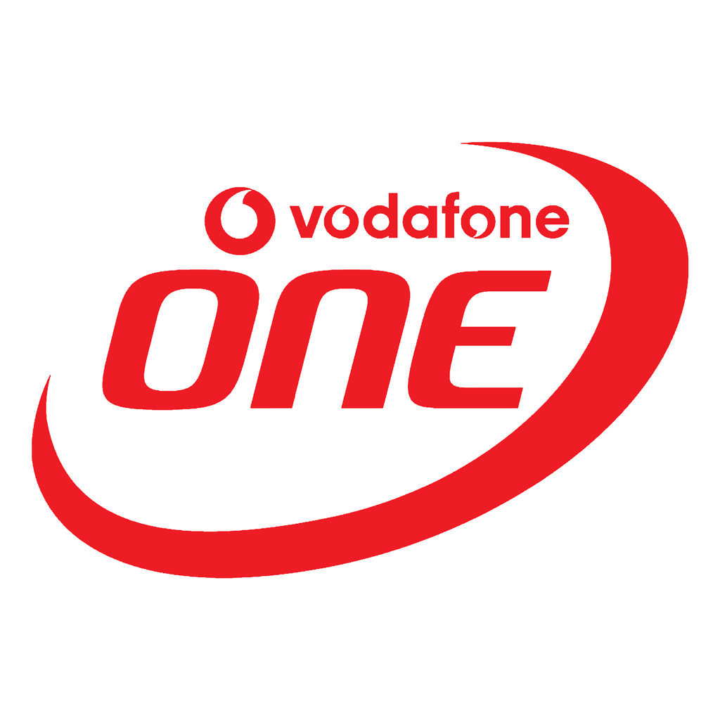 Vodafone One logotype, transparent .png, medium, large