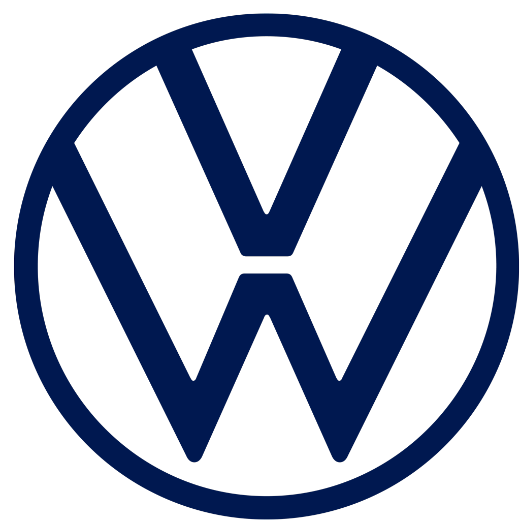Volkswagen 2019 logotype, transparent .png, medium, large