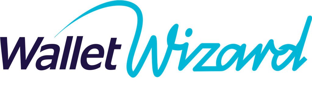Wallet Wizard logotype, transparent .png, medium, large