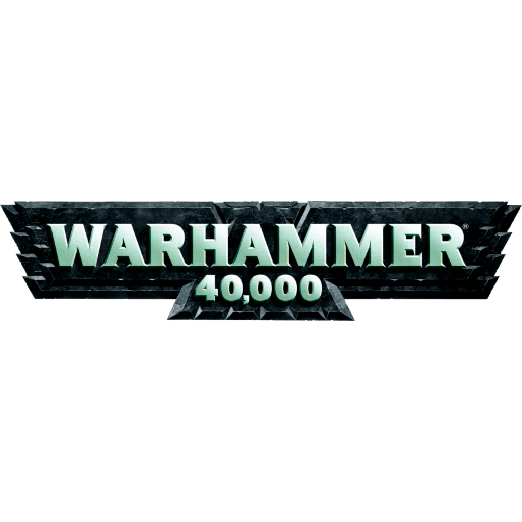 Warhammer logotype, transparent .png, medium, large