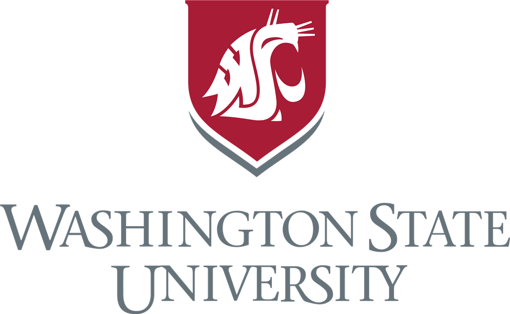 Washington State University logotype, transparent .png, medium, large