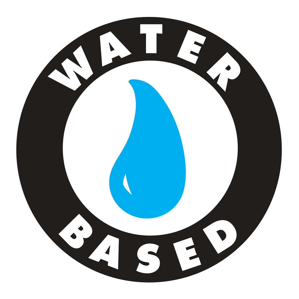 Water Based logotype, transparent .png, medium, large