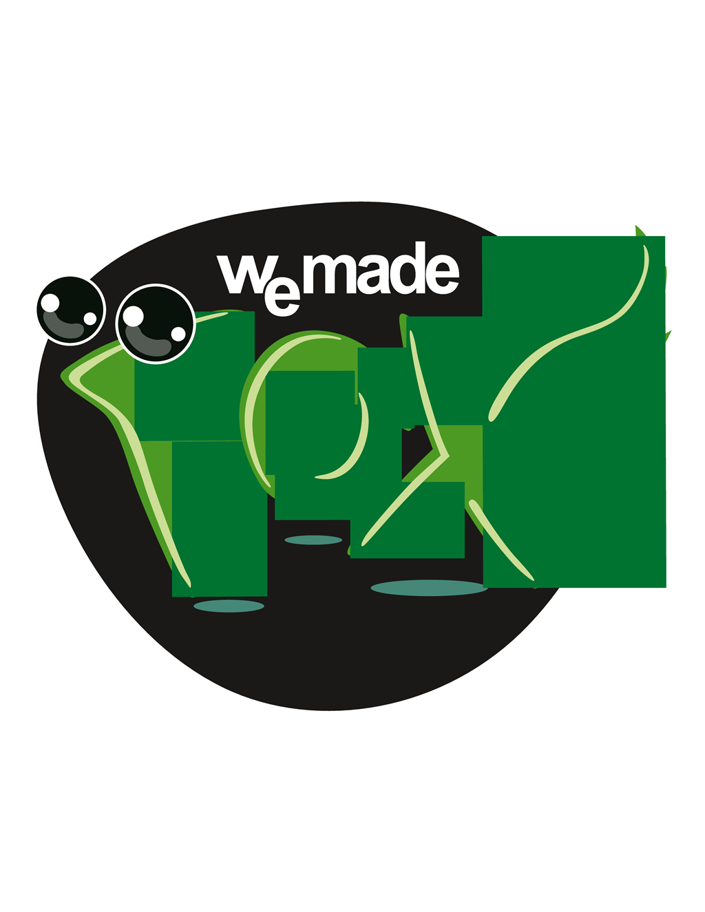 WeMade Fox logotype, transparent .png, medium, large