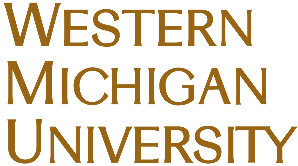 Western Michigan University logotype, transparent .png, medium, large