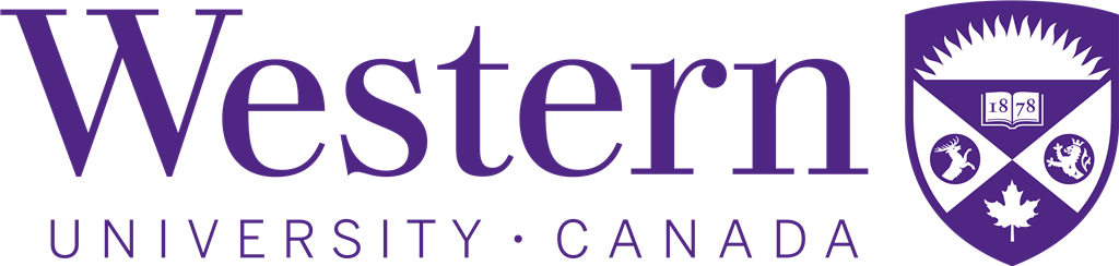 Western University Canada logotype, transparent .png, medium, large