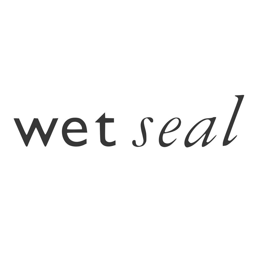 Wet Seal logotype, transparent .png, medium, large