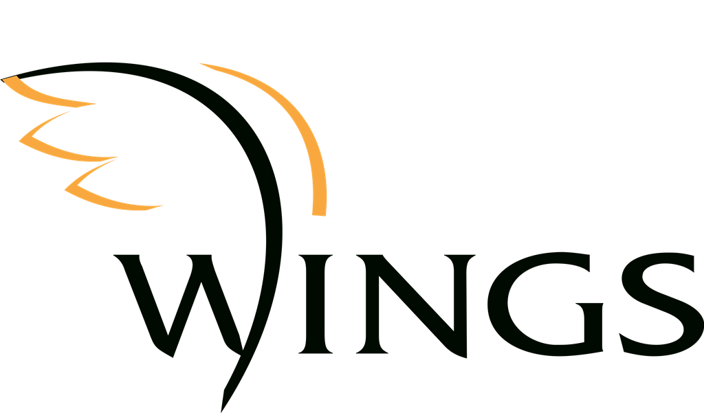 Wings (WINGS) logotype, transparent .png, medium, large