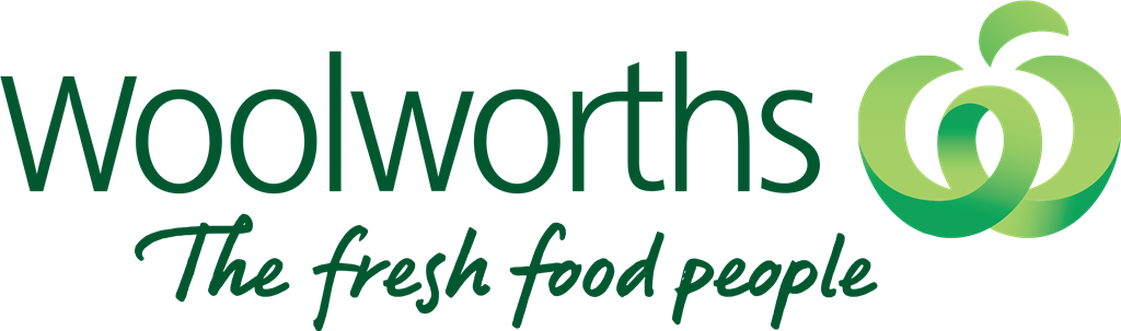 Woolworths logotype, transparent .png, medium, large