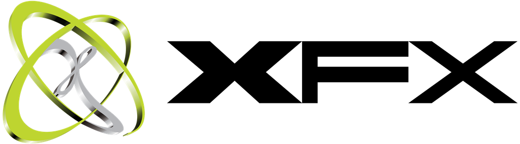 XFX logotype, transparent .png, medium, large