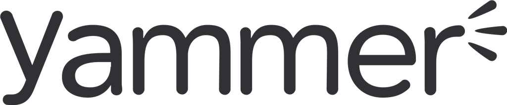 Yammer logotype, transparent .png, medium, large
