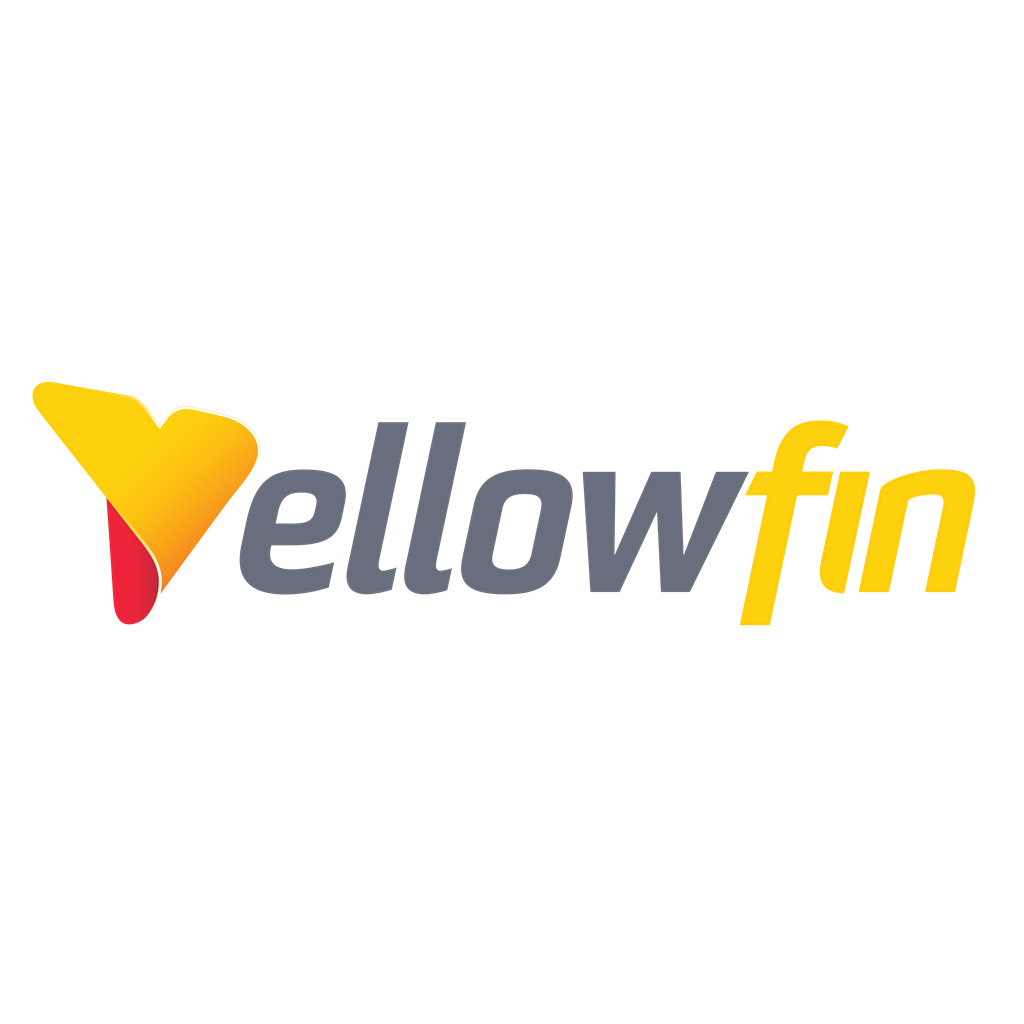 Yellowfin logotype, transparent .png, medium, large