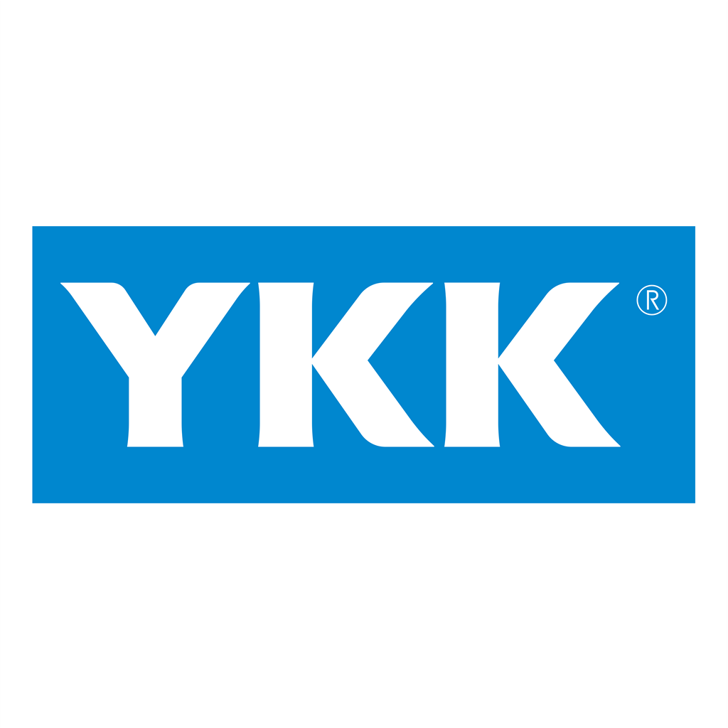 YKK logotype, transparent .png, medium, large