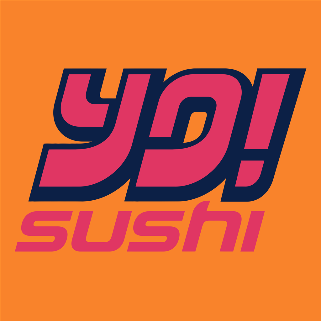 Yo! Sushi logotype, transparent .png, medium, large