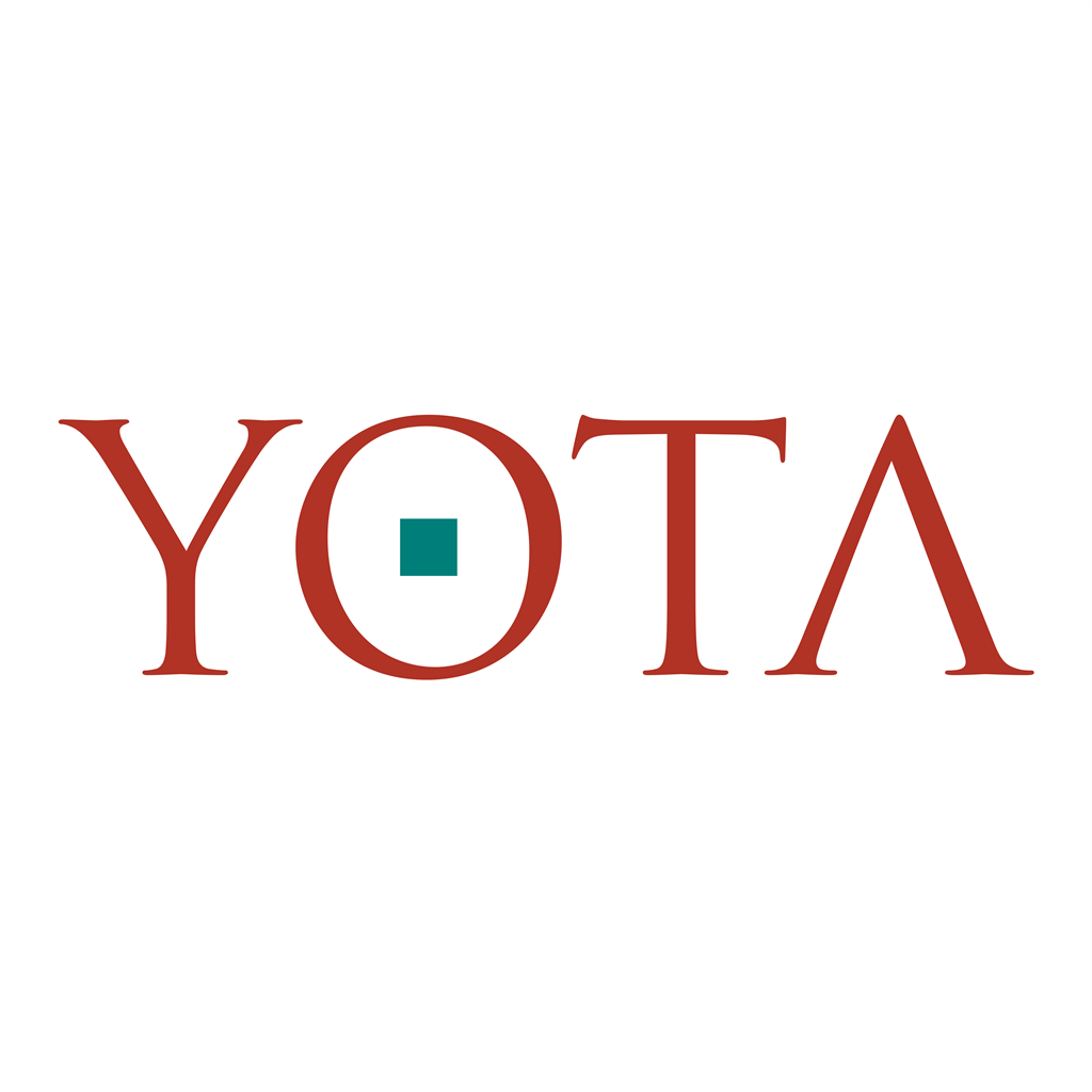 Yota logotype, transparent .png, medium, large