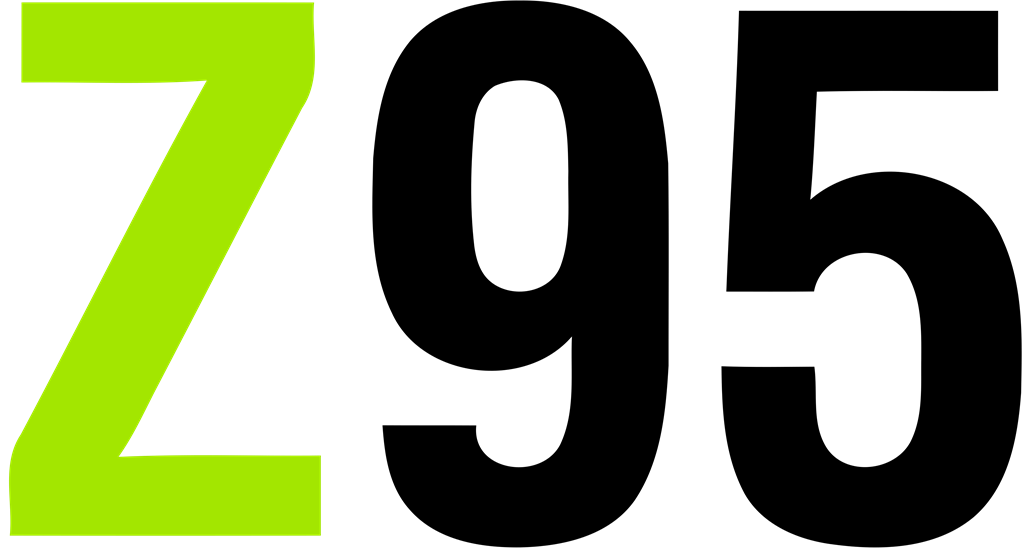 Z95 logotype, transparent .png, medium, large