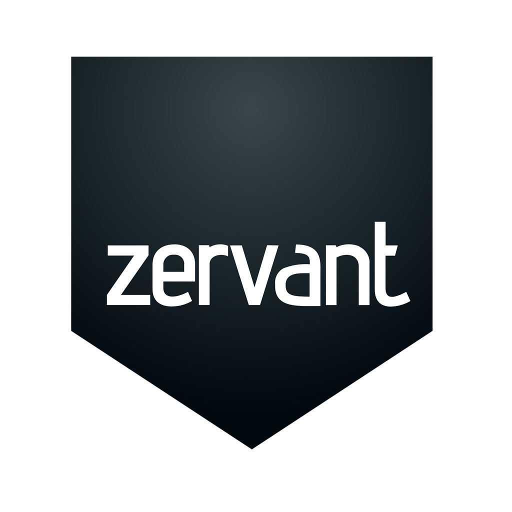 Zervant logotype, transparent .png, medium, large