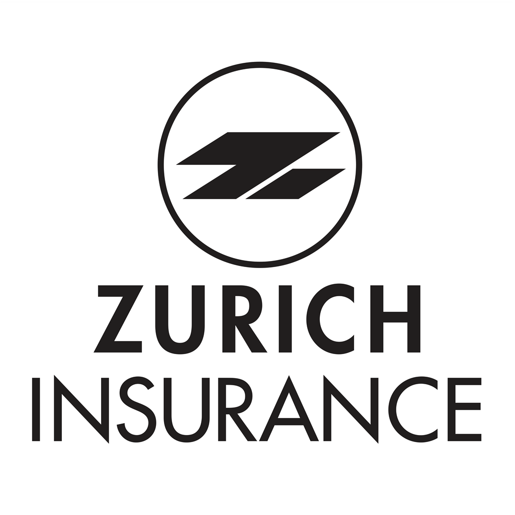 Zurich Insurance logotype, transparent .png, medium, large